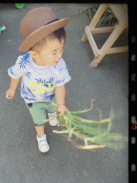 nikopoko25さん(キッズ・80cm)の夏コーディネート