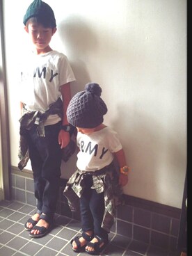 nikopoko25さん（キッズ・80cm）の秋コーディネート