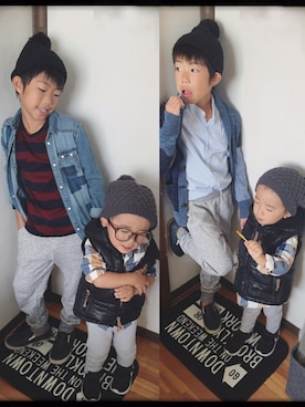 nikopoko25さん（キッズ・80cm）の秋コーディネート