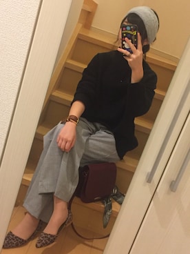 「Honeys（ハニーズ）のアイテム（アクセサリー）」を使った、みいぽんさん（レディース・159cm）の秋コーディネート