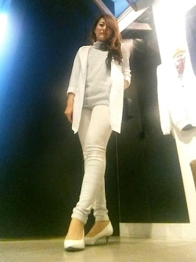 「ロングカーディガン」｜suzukiさん（レディース・167cm）の春コーディネート