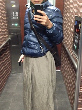 「OPENING CEREMONY（オープニングセレモニー）のアイテム（シャツ/ブラウス）」を使った、Kanaさん（レディース・157cm）の秋コーディネート