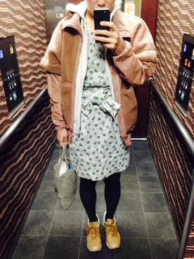 「adidas by Stella McCartney（アディダスバイステラマッカートニー）のアイテム（トップス）」を使った、Kanaさん（レディース・157cm）の冬コーディネート