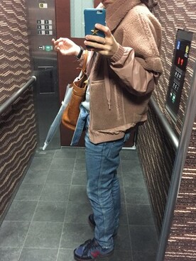 「adidas by Stella McCartney（アディダスバイステラマッカートニー）のアイテム（トップス）」を使った、Kanaさん（レディース・157cm）の春コーディネート