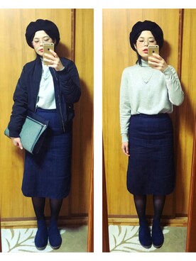 ё☆ёさん(レディース・159cm)の冬コーディネート