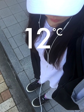 「ANVIL（アンヴィル）のアイテム（帽子）」を使った、Hiyokoさん（レディース・155cm）の春コーディネート