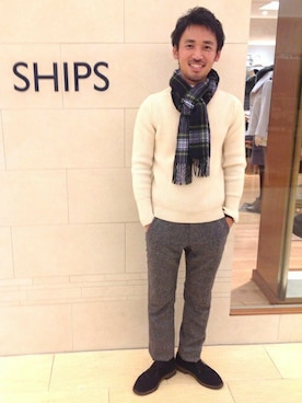 一柳さん（メンズ・175cm）の秋コーディネート