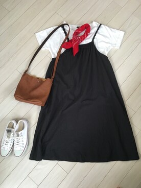 「CONVERSE（コンバース）のconverse（コンバース） ALL STAR OX（オールスターOX）（スニーカー）」を使った、ハンドメイドｎａｎａさん（レディース・160cm）の秋コーディネート