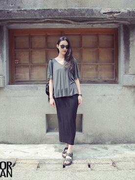 王丁さんのコーディネート