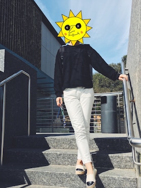 「ALDO（アルド）のアイテム（モカシン/デッキシューズ）」を使った、王嗅嗅_さん（レディース・161cm）の秋コーディネート
