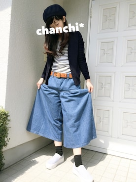 「グレーシューズ」｜chanchi*さん（レディース・160cm）の春コーディネート