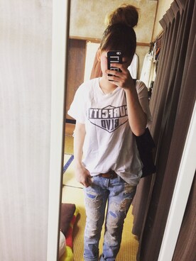 MA3NUMさん（レディース・154cm）の夏コーディネート