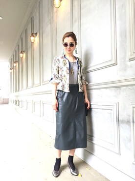 「Marc by Marc Jacobs（マークバイマークジェイコブス）のアイテム（アクセサリー）」を使った、TOGARIさん（レディース・160cm）の春コーディネート