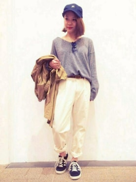 「SEVENDAYS=SUNDAY（セブンデイズサンデイ）のアイテム（ピーコート）」を使った、Teraさん（レディース・152cm）の冬コーディネート