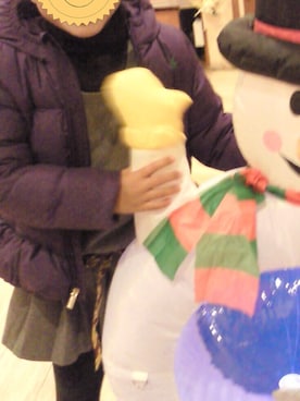 「RALPH LAUREN（ラルフ ローレン）のアイテム（ダウンジャケット/コート、パープル系）」を使った、mahaloさん（レディース）の春コーディネート