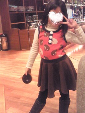 「BOOFOOWOO（ブーフーウー）のアイテム（ワンピース、その他）」を使った、mahaloさん（レディース）の春コーディネート