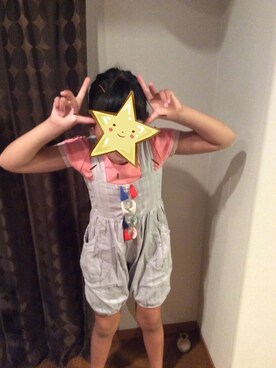 「BOOFOOWOO（ブーフーウー）のアイテム（Tシャツ/カットソー、ピンク系）」を使った、mahaloさん（レディース）の春コーディネート