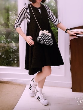 「PANERAI（パネライ）のアイテム」を使った、Doraさん（レディース・158cm）の夏コーディネート