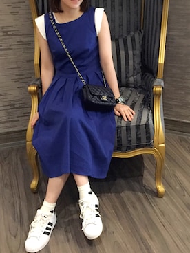 「PANERAI（パネライ）のアイテム」を使った、Doraさん（レディース・158cm）の夏コーディネート