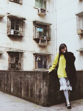 「asos（エイソス）のアイテム（ブルゾン）」を使った、lost_highwayさん（レディース・165cm）の冬コーディネート