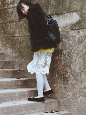 「asos（エイソス）のアイテム（ブルゾン）」を使った、lost_highwayさん（レディース・165cm）の冬コーディネート