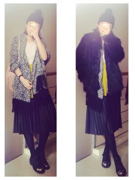 「asos（エイソス）のアイテム（ブルゾン）」を使った、lost_highwayさん（レディース・165cm）の冬コーディネート