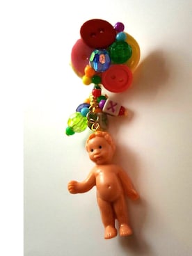 「おもちゃ」｜「アイテム（アクセサリー）」を使った、360さん（レディース・160cm）の冬コーディネート