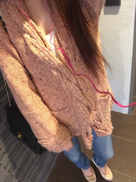 「Language（ランゲージ）のアイテム（トップス）」を使った、自分と娘記録@miiiyuuuさん（レディース・147cm）の春コーディネート