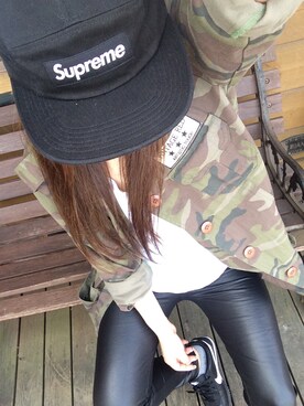 自分と娘記録@miiiyuuuさん（レディース・147cm）の春コーディネート