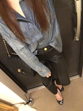 自分と娘記録@miiiyuuuさん（レディース・147cm）の秋コーディネート