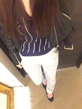 自分と娘記録@miiiyuuuさん（レディース・147cm）の秋コーディネート