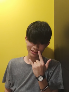 「アイテム（腕時計）」を使った、Aninckさん（メンズ・184cm・10代）の夏コーディネート