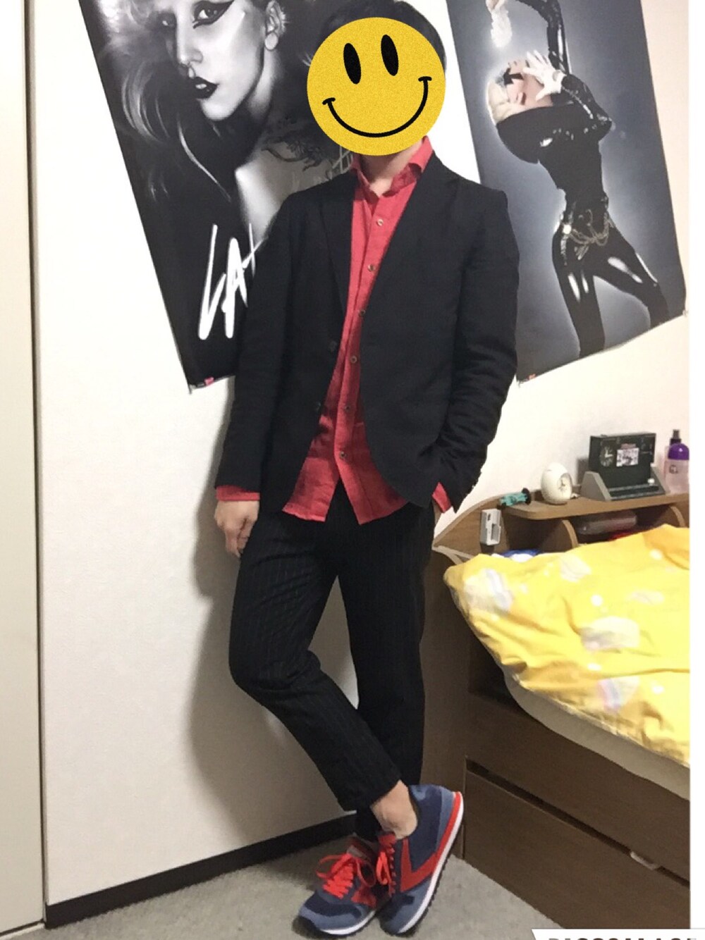 「comme ca ism、BROOKS HERITAGE、スニーカー、ロールアップ、春」｜「BROOKS HERITAGEのメンズ ブルックス レザー チャリオット Brooks Leather CHARIOT 1101781D（スニーカー、ブルー系）」を使った、PYON.さん（メンズ・166cm）の冬コーディネートの1枚目の写真