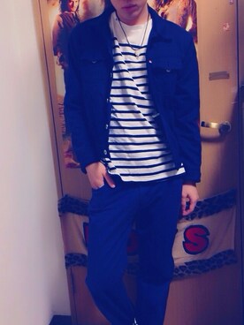 松岡 雅士さん（メンズ・172cm）の春コーディネート