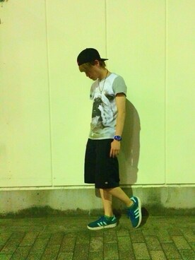 松岡 雅士さん(メンズ・172cm)の夏コーディネート