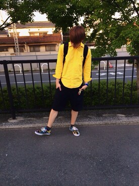 松岡 雅士さん（メンズ・172cm）の夏コーディネート