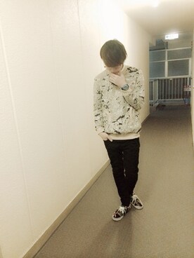 松岡 雅士さん（メンズ・172cm）の冬コーディネート