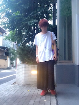 松岡 雅士さん(メンズ・172cm)の夏コーディネート