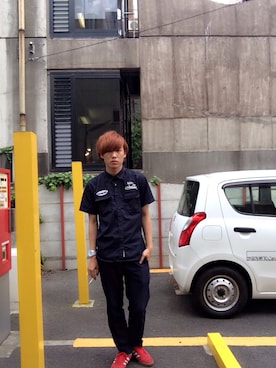 松岡 雅士さん(メンズ・172cm)の夏コーディネート