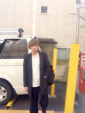 松岡 雅士さん（メンズ・172cm）の秋コーディネート