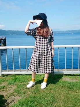 「北海道」｜「しまむら（シマムラ）のアイテム」を使った、あべちゃん。さん（レディース・143cm）の秋コーディネート