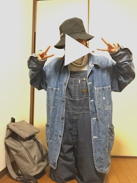 「暗め」｜ほおにく｡さん（レディース・156cm）の春コーディネート