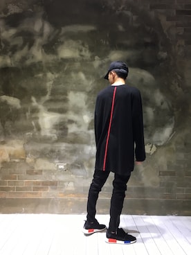 「repos（ルポ）のアイテム（パンツ）」を使った、Hong Jie Jhangさん（メンズ・175cm）の秋コーディネート