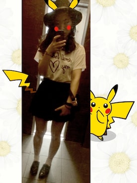 「pikachu」｜airimayさん（レディース・160cm）の夏コーディネート