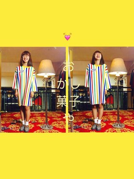 「其他のアイテム（ワンピース、その他）」を使った、曾圆润さん（キッズ・162cm）の秋コーディネート
