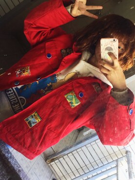 「优衣裤のアイテム（パーカー、グレー系）」を使った、曾圆润さん（キッズ・162cm）の秋コーディネート
