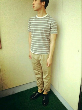 うきょうさん（メンズ・176cm）の春コーディネート