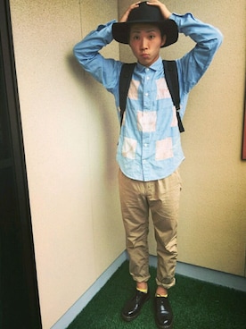 うきょうさん(メンズ・176cm)の春コーディネート