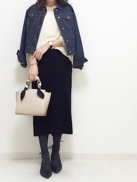 mikaさん（レディース・166cm）の春コーディネート