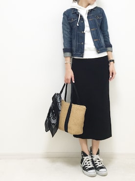 mikaさん（レディース・166cm）の春コーディネート